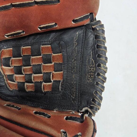 RAWLINGS RBG26 12.5" BASKET-WEB BROWN LEATHER BASEBALL SOFTBALL GLOVE MITT - Picture 8 of 8